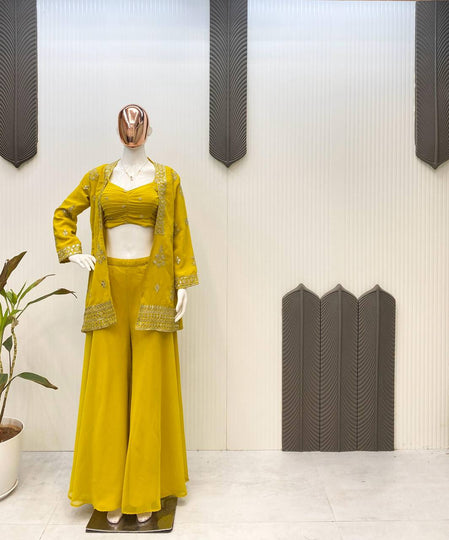 Presenting new Pakistani ready to wear collection sequins work top-pant with dupatta