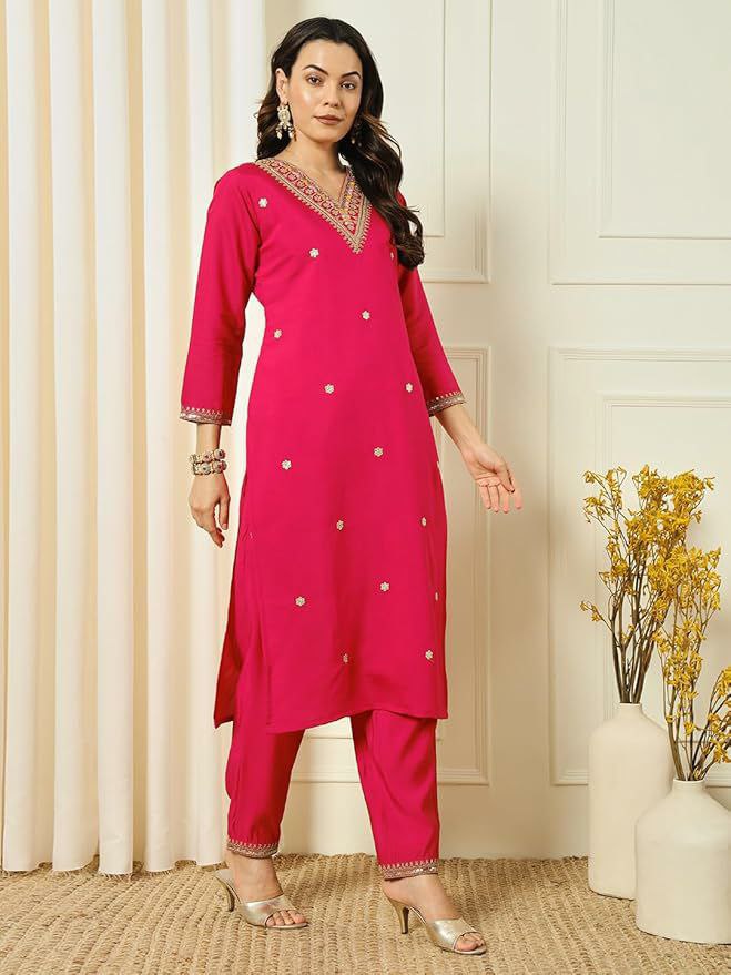 Presenting new Pakistani  collection with embroidery sequins work top-pant with dupatta