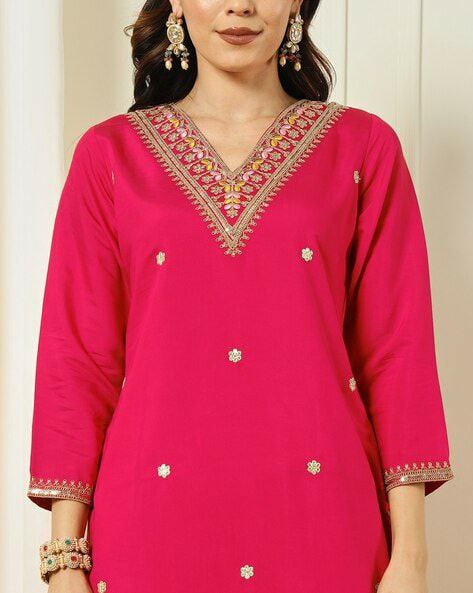 Presenting new Pakistani  collection with embroidery sequins work top-pant with dupatta