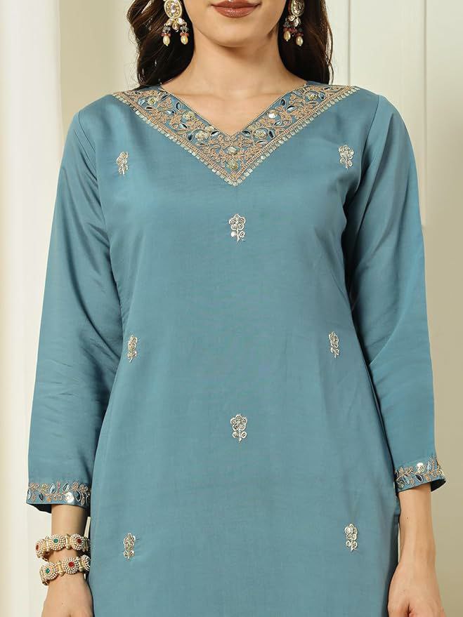 Presenting new Pakistani ready to wear collection with sequins work top-pant with dupatta