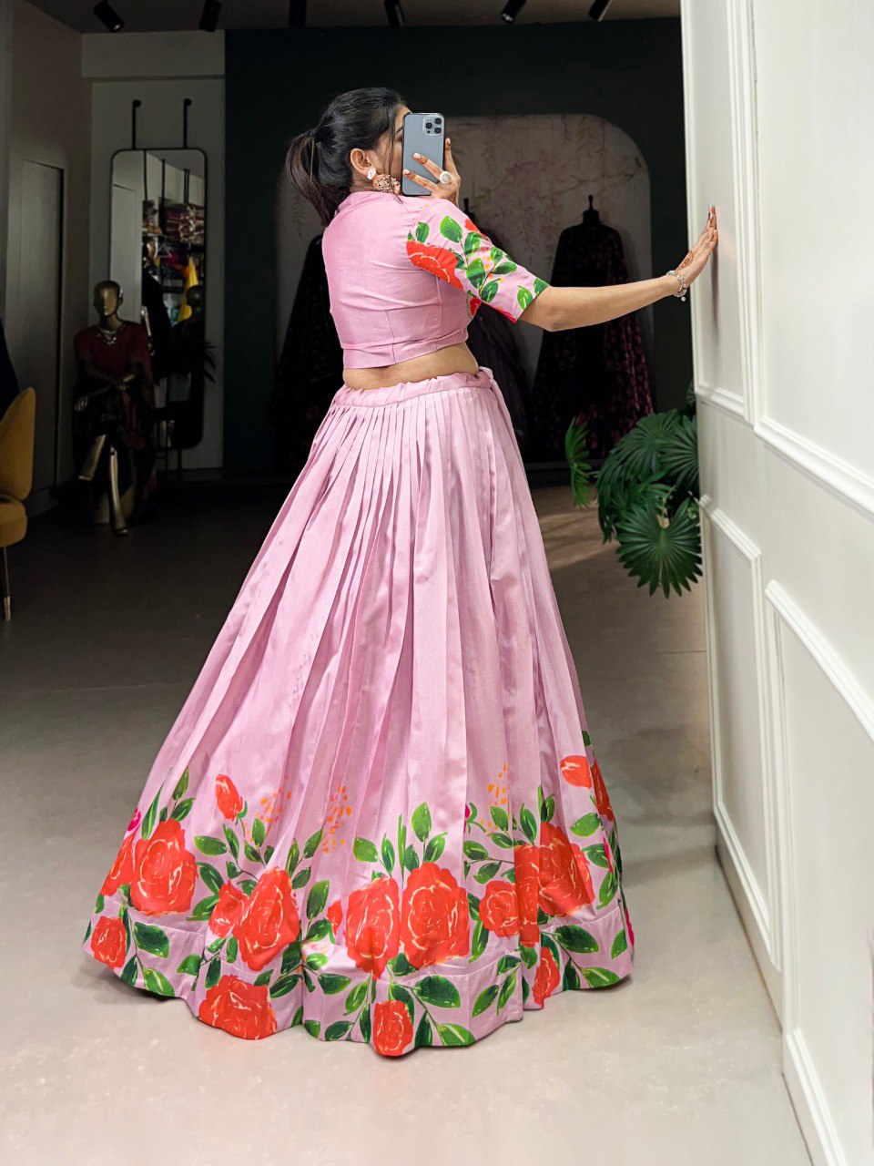 Presenting Pakistani ready to wear collection with embroidery sequins work top-pant with dupatta