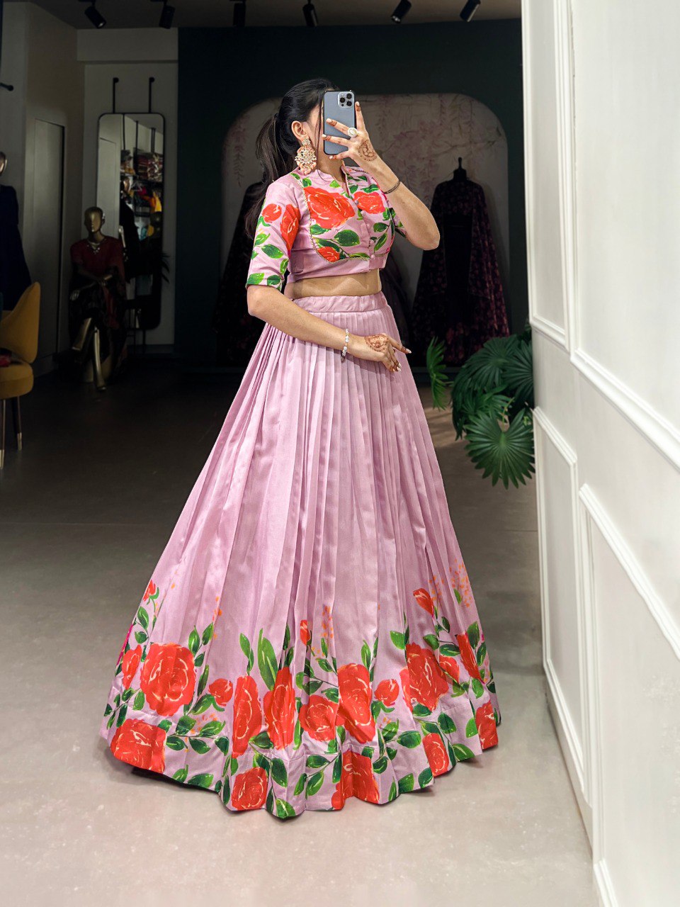 Presenting Pakistani ready to wear collection with embroidery sequins work top-pant with dupatta