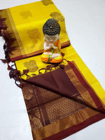 Ta la hi Collections Stunning Orange Heavy Border Patola Silk Saree with Matching Blouse/Talahi Collections