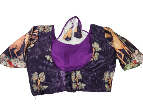 Ta la hi Collections Indian Ready to Wear Women's Embroidered Lehenga Choli for women Free size Purple with stitched blouse and Dupatta/Talahi Collections