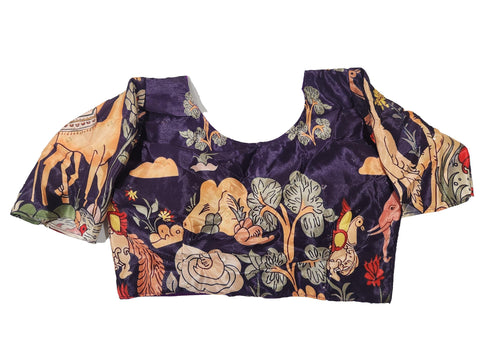 Ta la hi Collections Indian Ready to Wear Women's Embroidered Lehenga Choli for women Free size Purple with stitched blouse and Dupatta/Talahi Collections