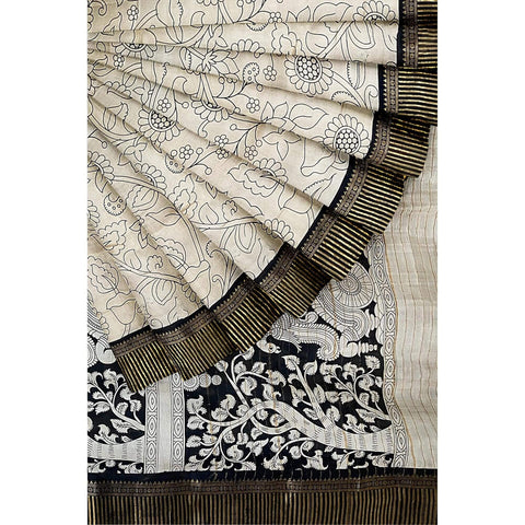 Ta la hi Collections Women's Saree, Soft Art Silk Saree, Indian Traditional Silk Saree for Women, Festival Saree, Wedding Gift Sari -Light Grey/Talahi Collections