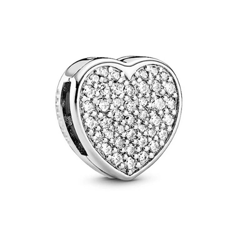 New Original 925 Sterling Silver Alphabet Clip Stopper Charm Beads Fit Pan Brand Reflections Bracelet DIY Women Jewelry/Talahi Collections