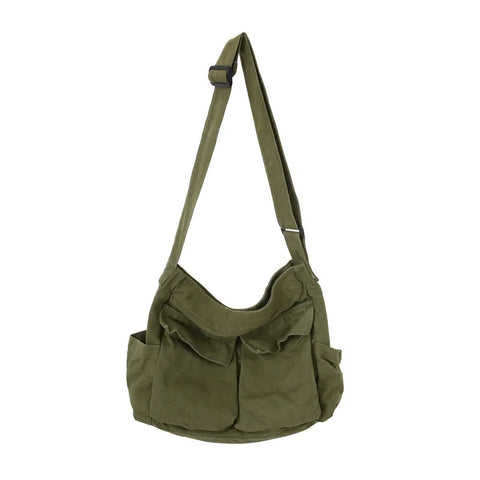 Girl Handbag Canvas Teenager Shoulder Bags Teenage Women's Messenger Bags Ladies Casual Bag Teen Handbag Crossbody Purse/Talahi Collections