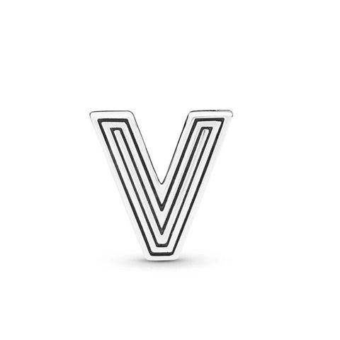 New Original 925 Sterling Silver Alphabet Clip Stopper Charm Beads Fit Pan Brand Reflections Bracelet DIY Women Jewelry/Talahi Collections