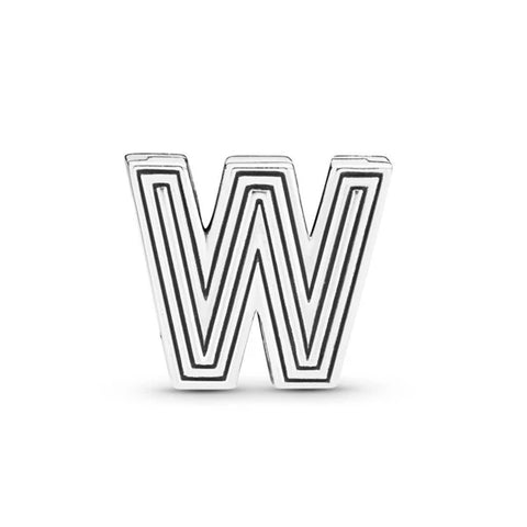 New Original 925 Sterling Silver Alphabet Clip Stopper Charm Beads Fit Pan Brand Reflections Bracelet DIY Women Jewelry/Talahi Collections