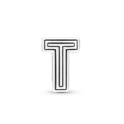 New Original 925 Sterling Silver Alphabet Clip Stopper Charm Beads Fit Pan Brand Reflections Bracelet DIY Women Jewelry/Talahi Collections