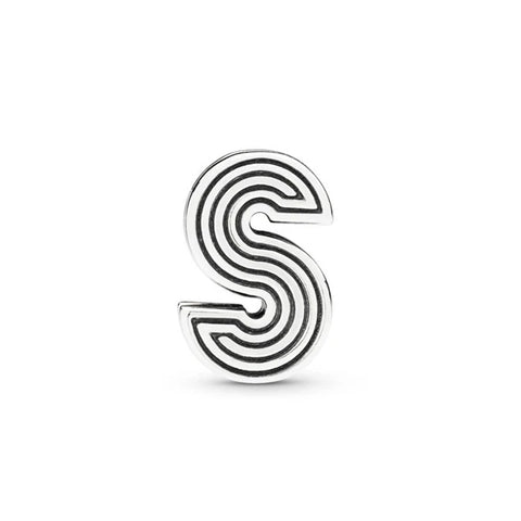 New Original 925 Sterling Silver Alphabet Clip Stopper Charm Beads Fit Pan Brand Reflections Bracelet DIY Women Jewelry/Talahi Collections