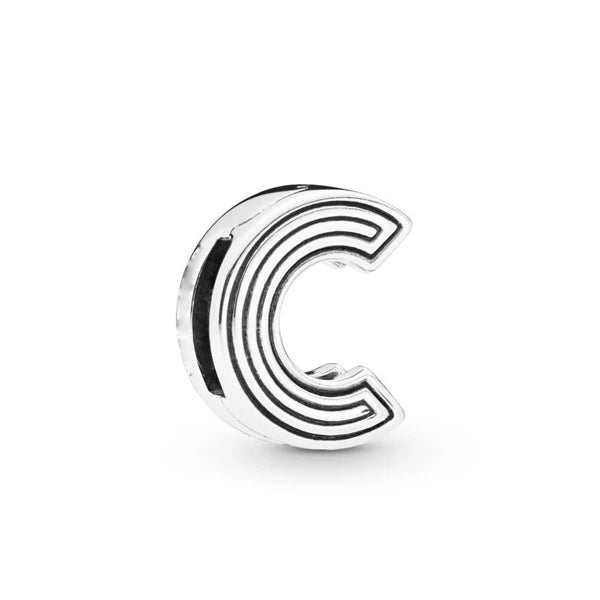 New Original 925 Sterling Silver Alphabet Clip Stopper Charm Beads Fit Pan Brand Reflections Bracelet DIY Women Jewelry/Talahi Collections