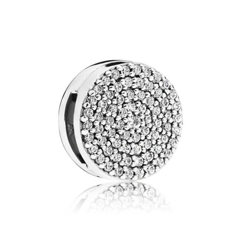 New Original 925 Sterling Silver Alphabet Clip Stopper Charm Beads Fit Pan Brand Reflections Bracelet DIY Women Jewelry/Talahi Collections