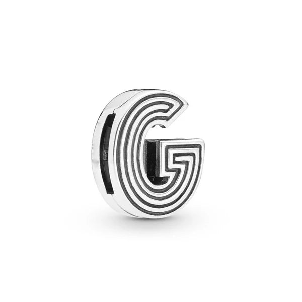 New Original 925 Sterling Silver Alphabet Clip Stopper Charm Beads Fit Pan Brand Reflections Bracelet DIY Women Jewelry/Talahi Collections