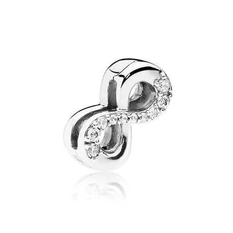 New Original 925 Sterling Silver Alphabet Clip Stopper Charm Beads Fit Pan Brand Reflections Bracelet DIY Women Jewelry/Talahi Collections