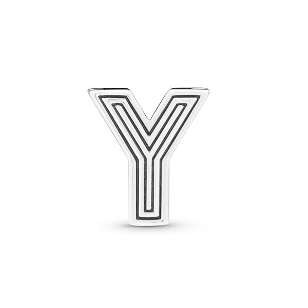 New Original 925 Sterling Silver Alphabet Clip Stopper Charm Beads Fit Pan Brand Reflections Bracelet DIY Women Jewelry/Talahi Collections