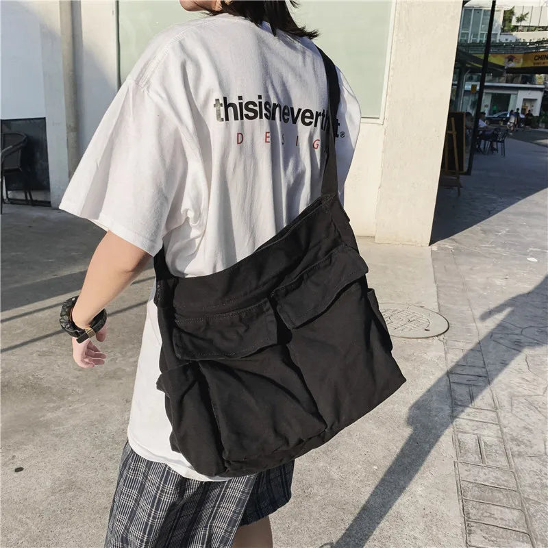 Girl Handbag Canvas Teenager Shoulder Bags Teenage Women's Messenger Bags Ladies Casual Bag Teen Handbag Crossbody Purse/Talahi Collections