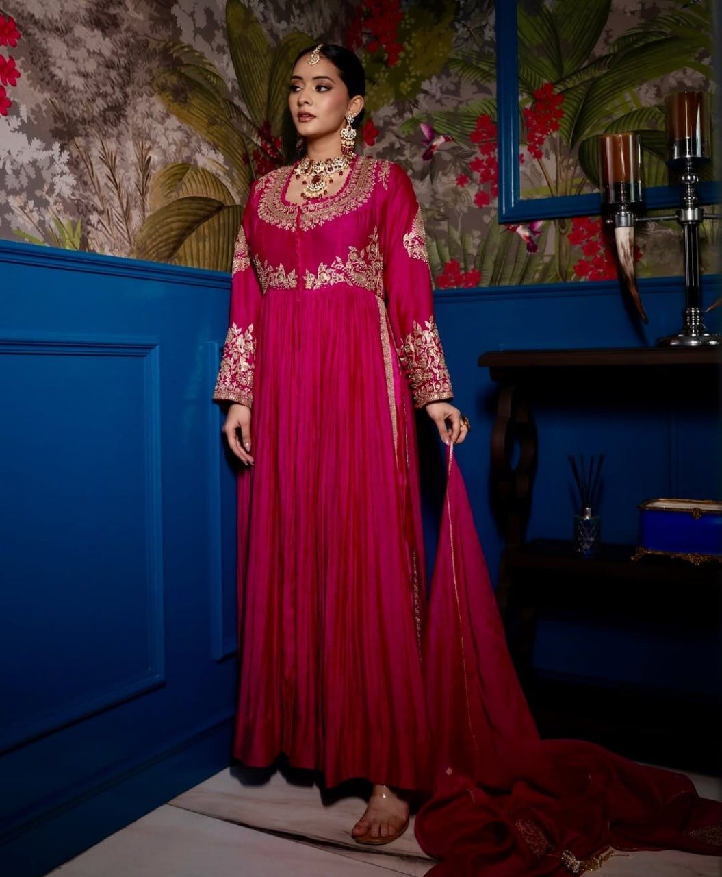 Pakistani Readymade Kurta with palazzo and Dupatta Set Salwar kameez