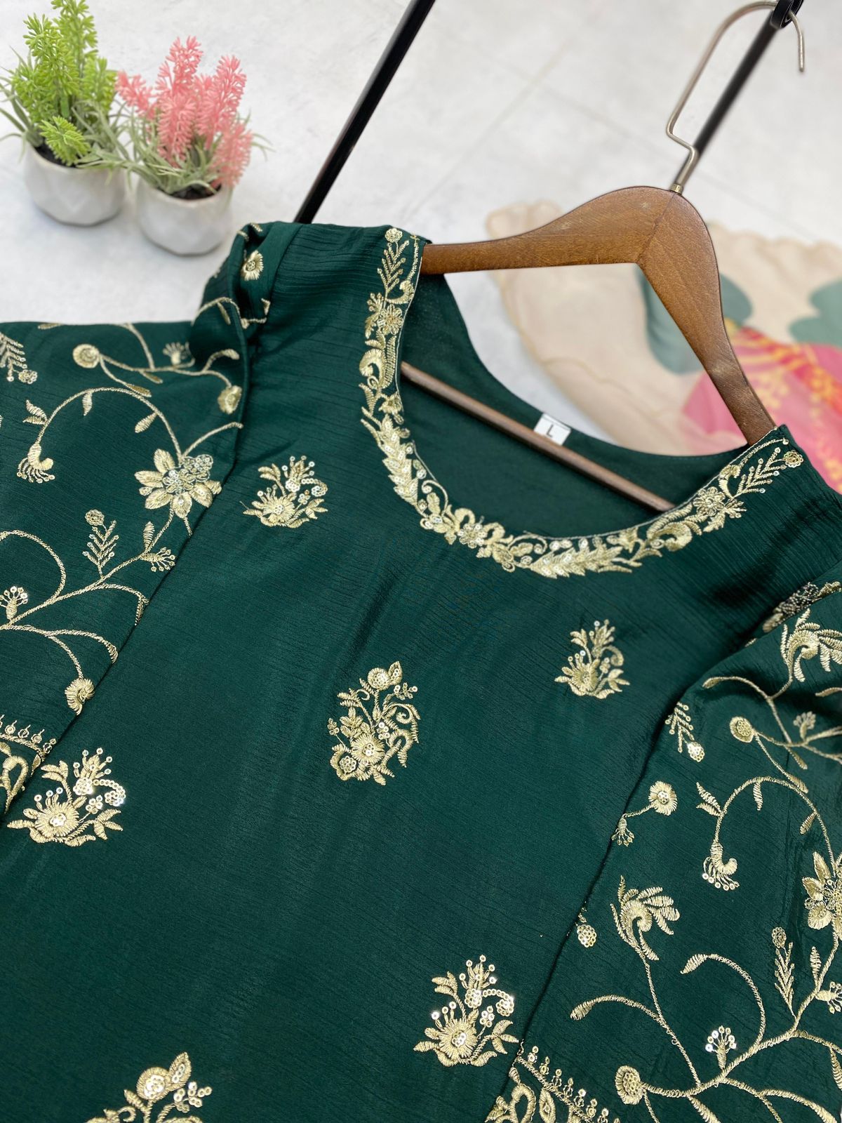 Pakistani Readymade Kurta with palazzo and Dupatta Set Salwar kameez