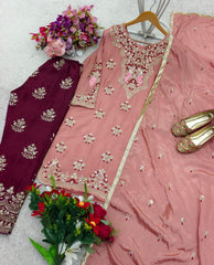Pakistani Readymade Kurta with palazzo and Dupatta Set Salwar kameez