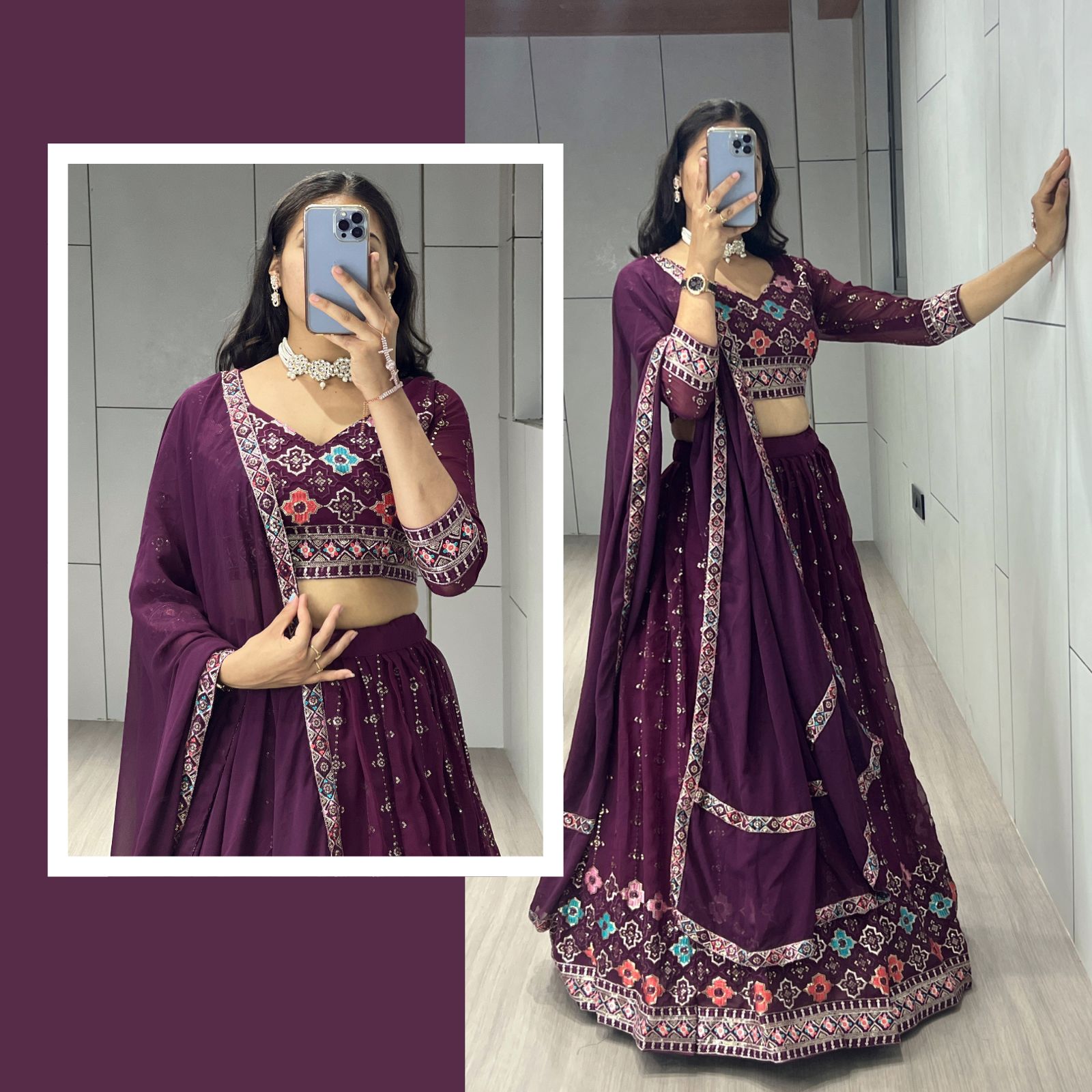 Pakistani Readymade Kurta with palazzo and Dupatta Set Salwar kameez