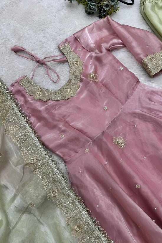 Pakistani Readymade Kurta with palazzo and Dupatta Set Salwar kameez