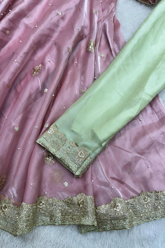 Pakistani Readymade Kurta with palazzo and Dupatta Set Salwar kameez