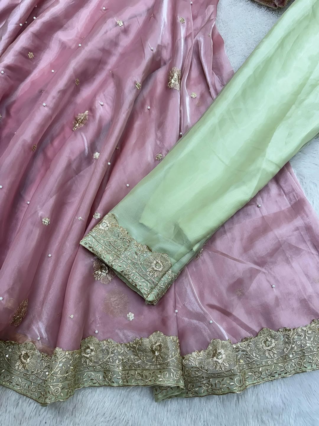 Pakistani Readymade Kurta with palazzo and Dupatta Set Salwar kameez