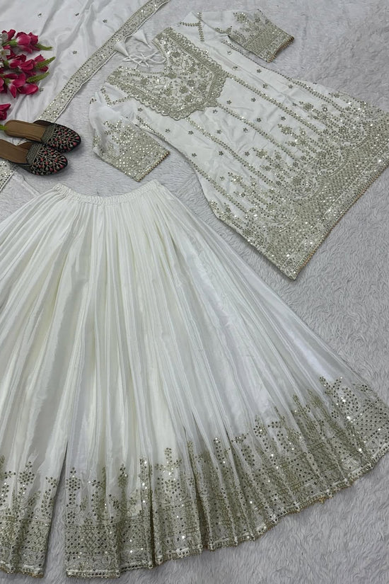 Pakistani Readymade Kurta with palazzo and Dupatta Set Salwar kameez