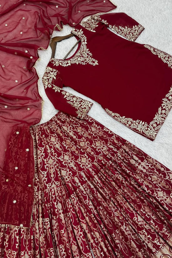 Pakistani Readymade Kurta with palazzo and Dupatta Set Salwar kameez