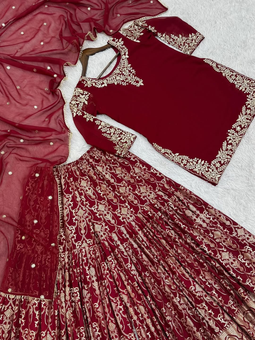 Pakistani Readymade Kurta with palazzo and Dupatta Set Salwar kameez