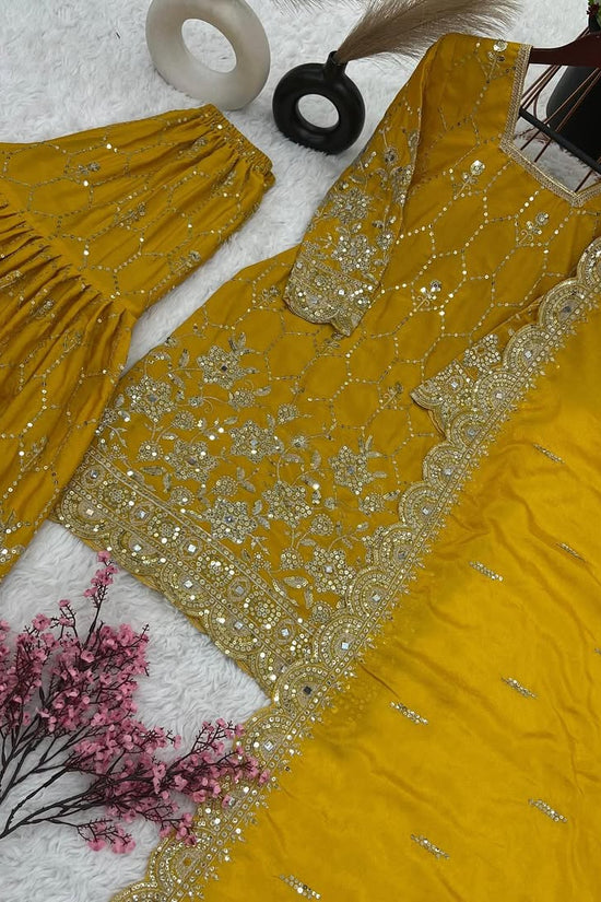 Pakistani Readymade Kurta with palazzo and Dupatta Set Salwar kameez