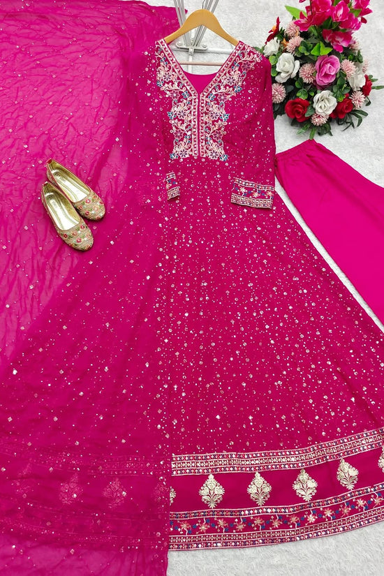 Pakistani Readymade Kurta with palazzo and Dupatta Set Salwar kameez