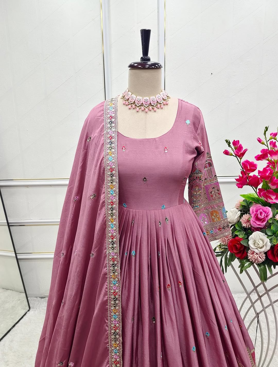 Pakistani Readymade Kurta with palazzo and Dupatta Set Salwar kameez