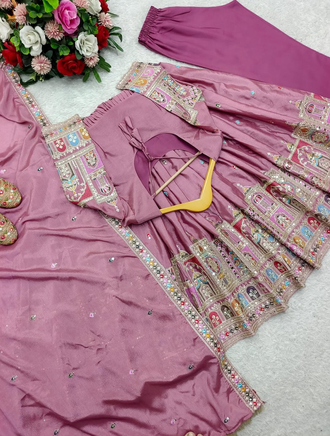Pakistani Readymade Kurta with palazzo and Dupatta Set Salwar kameez