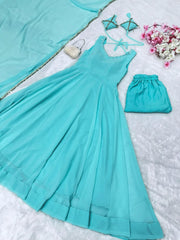 Pakistani Readymade Kurta with palazzo and Dupatta Set Salwar kameez