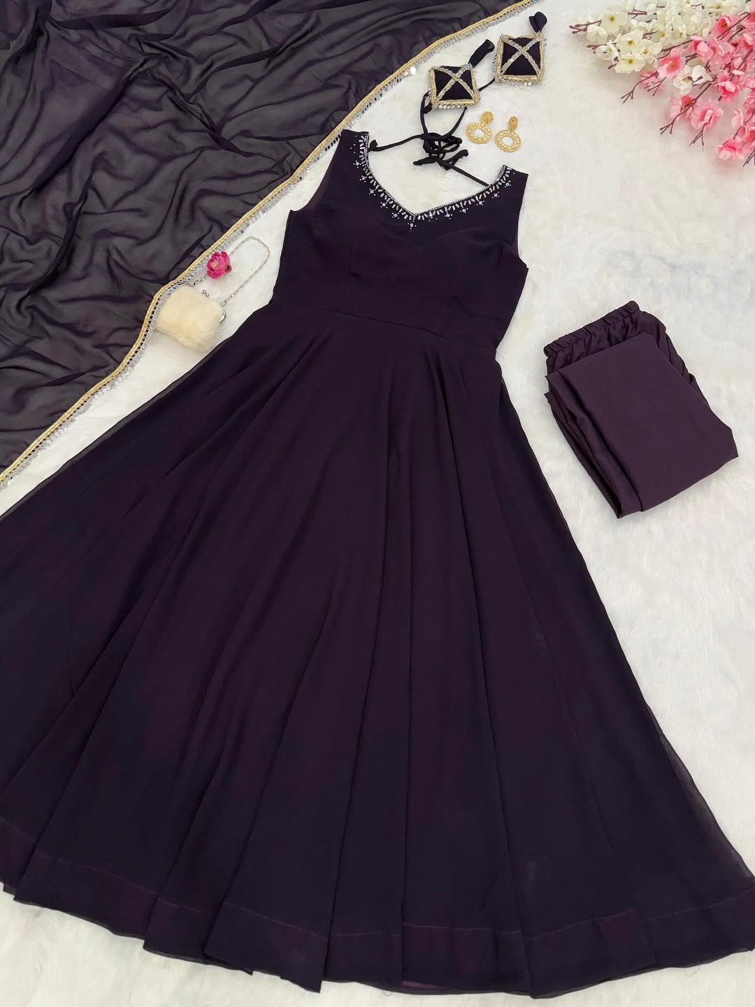 Pakistani Readymade Kurta with palazzo and Dupatta Set Salwar kameez
