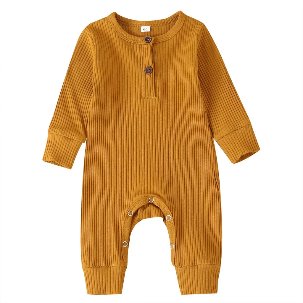 Autumn Newborn Infant Baby Boys Girls Romper Playsuit Overalls Cotton Long Sleeve Baby Jumpsuit Newborn Clothes/Talahi Collections