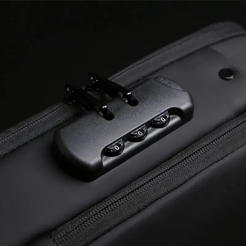 Men Anti Theft Chest Bag Shoulder Bags USB Charging Crossbody Package School Short Trip Messengers Bags Men's Oxfor/Talahi Collections