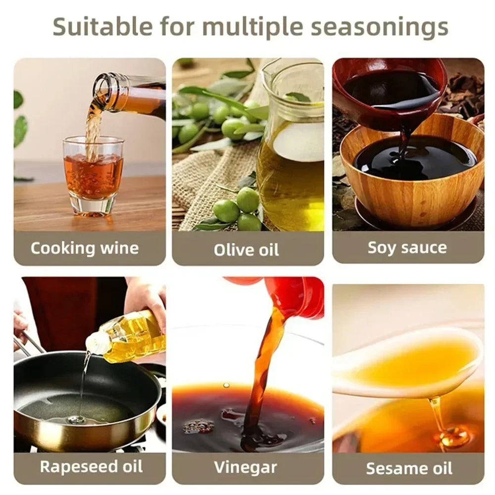 Kitchen Olive Oil Dispenser Oil Spray Bottle Automatic Dispenser 470ML Oil Sprayer for Cooking Kitchen Salad Barbecue BBQ Baking/Talahi Collections