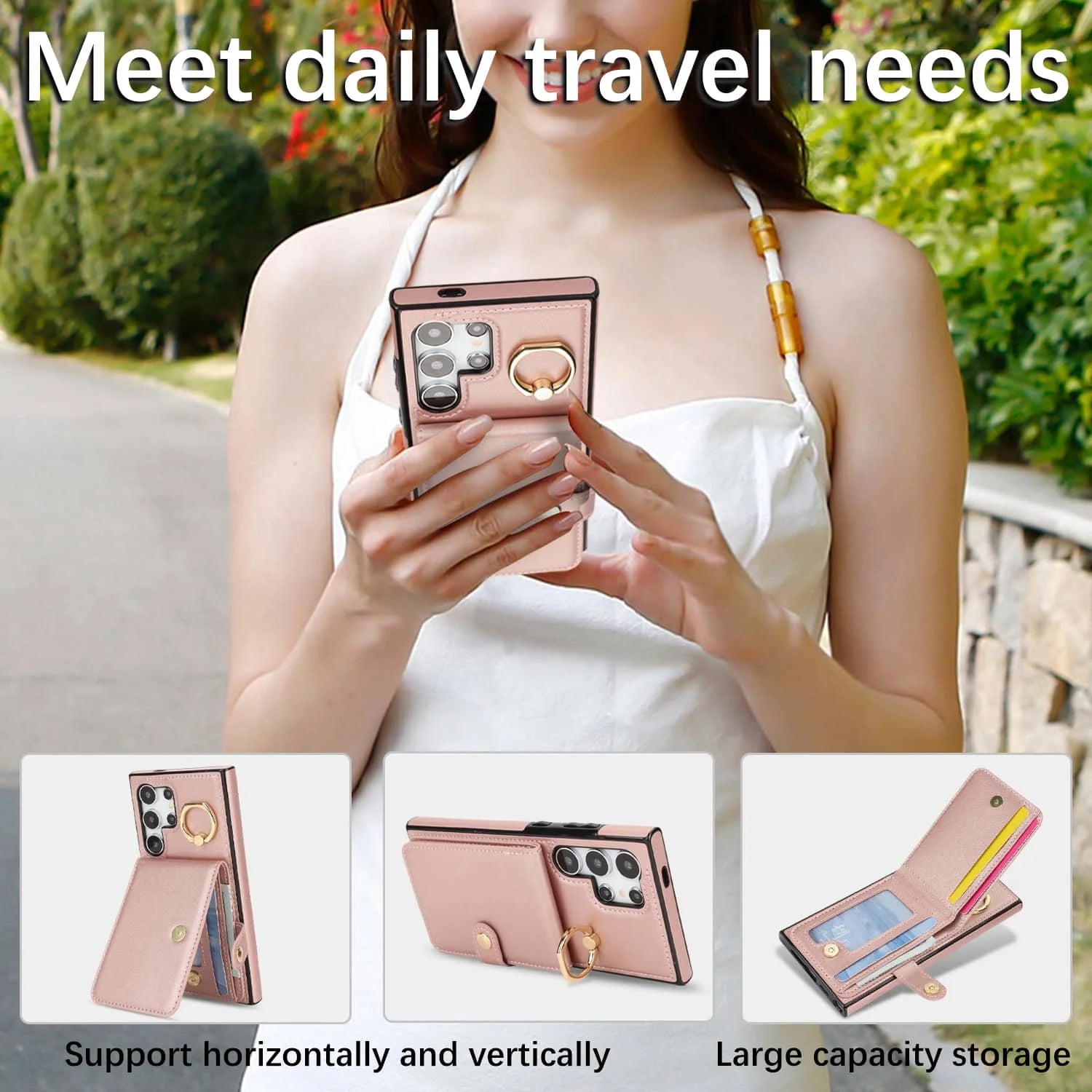 for Samsung Galaxy S24/S23/S22 Ultra/S23 FE/Note 20 Ultra 5G Case with Card Holder,Wallet Case Flip Folio Book PU Leather Cover/Talahi Collections