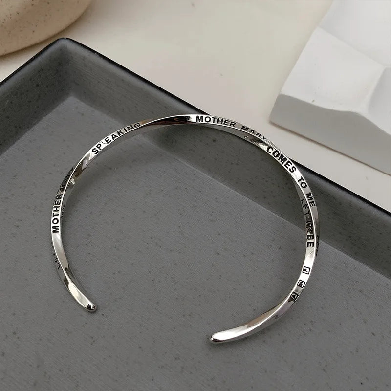 New 925 Sterling Silver Treasure Blue Purple Stone Bracelet Bangle For Woman Girl Fashion Jewelry Gift Dropship Wholesale/Talahi Collections