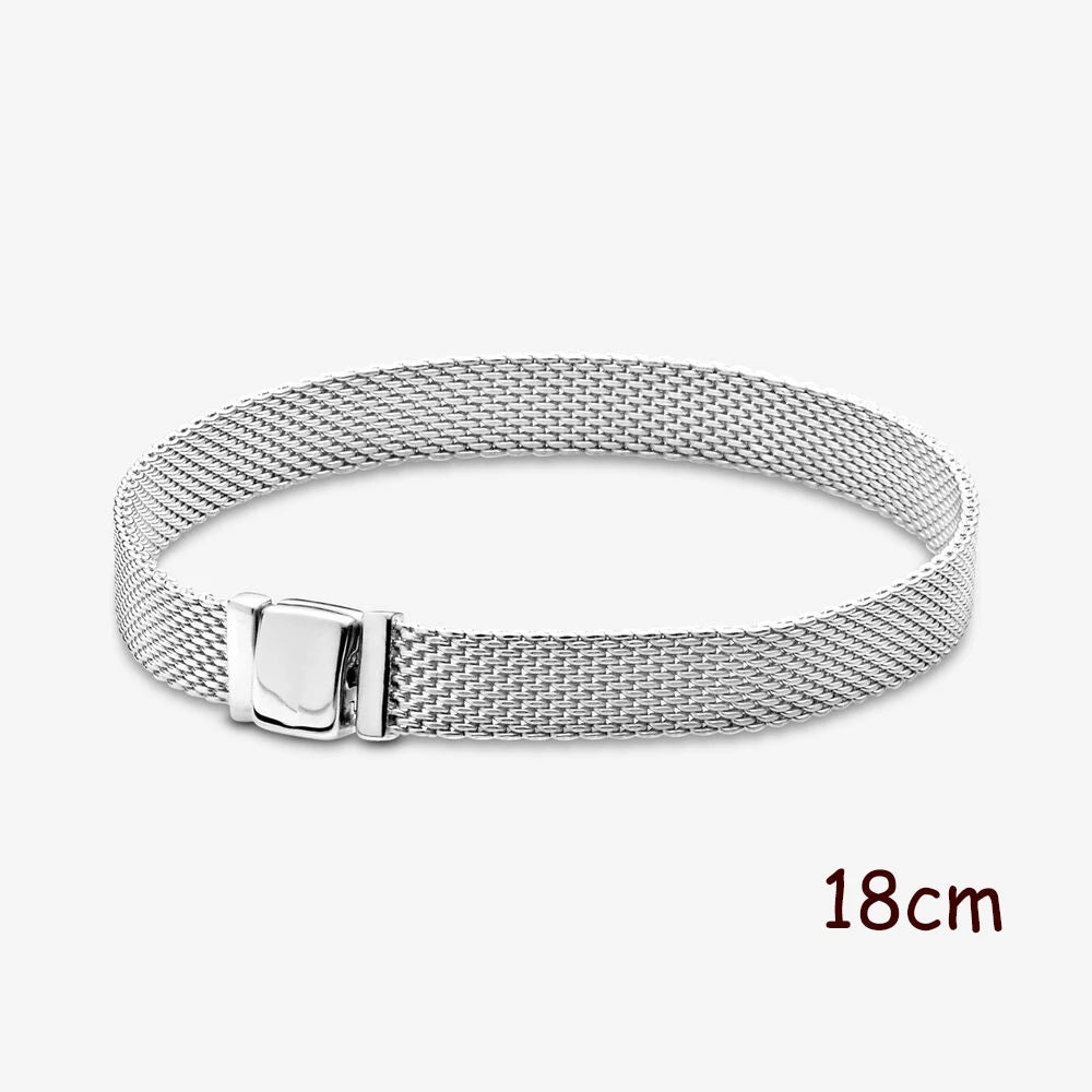 New Original 925 Sterling Silver Alphabet Clip Stopper Charm Beads Fit Pan Brand Reflections Bracelet DIY Women Jewelry/Talahi Collections