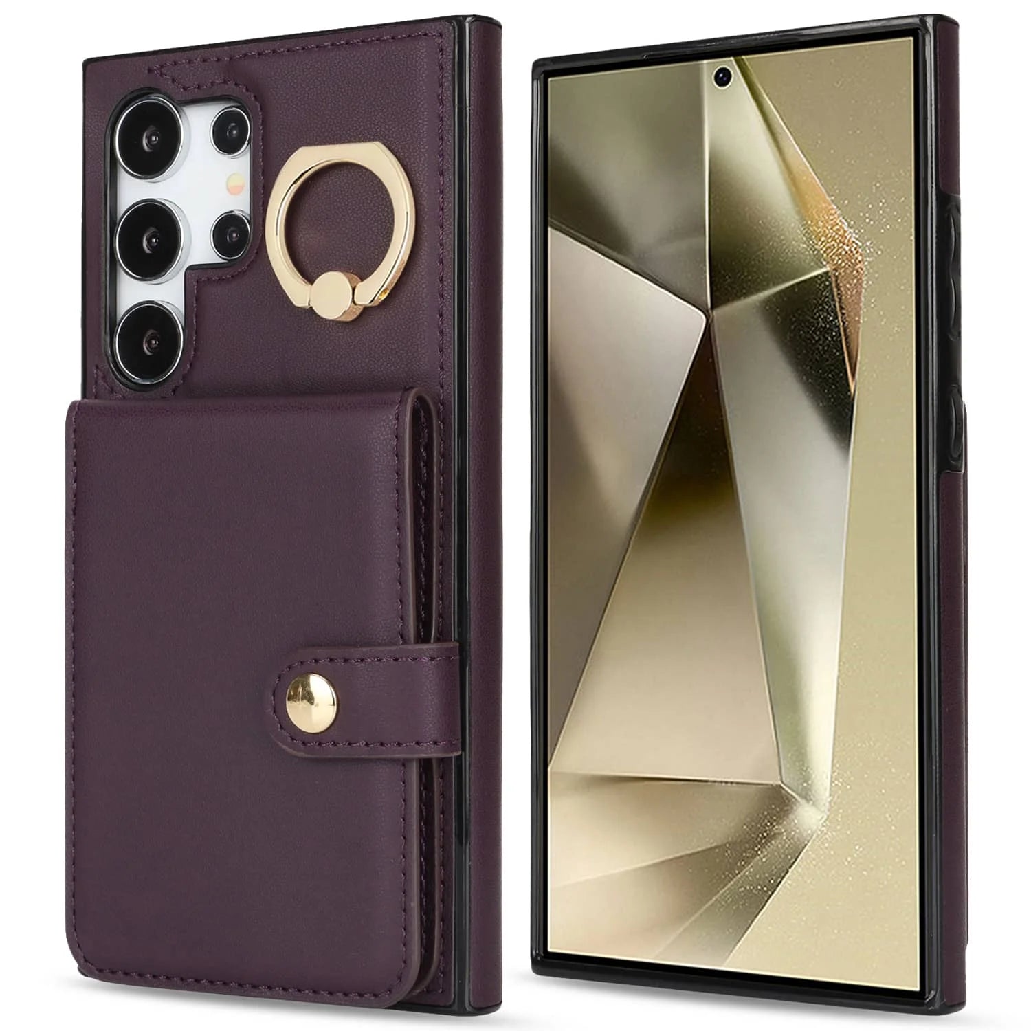 for Samsung Galaxy S24/S23/S22 Ultra/S23 FE/Note 20 Ultra 5G Case with Card Holder,Wallet Case Flip Folio Book PU Leather Cover/Talahi Collections