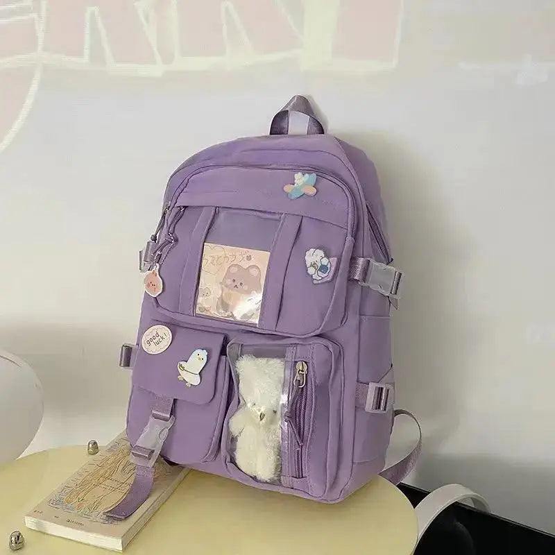 Girls Backpack Cute School Bags For Student Teens Girls Pockets Women Laptop Backpack Harajuku/Talahi Collections