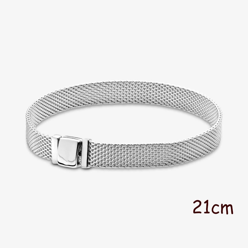 New Original 925 Sterling Silver Alphabet Clip Stopper Charm Beads Fit Pan Brand Reflections Bracelet DIY Women Jewelry/Talahi Collections