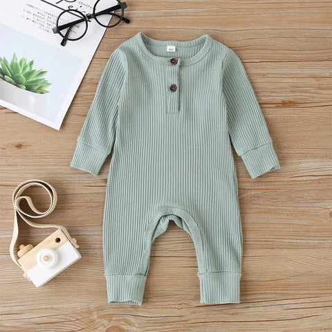 Autumn Newborn Infant Baby Boys Girls Romper Playsuit Overalls Cotton Long Sleeve Baby Jumpsuit Newborn Clothes/Talahi Collections