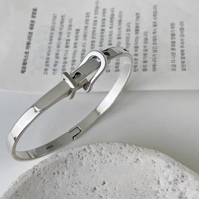 New 925 Sterling Silver Treasure Blue Purple Stone Bracelet Bangle For Woman Girl Fashion Jewelry Gift Dropship Wholesale/Talahi Collections