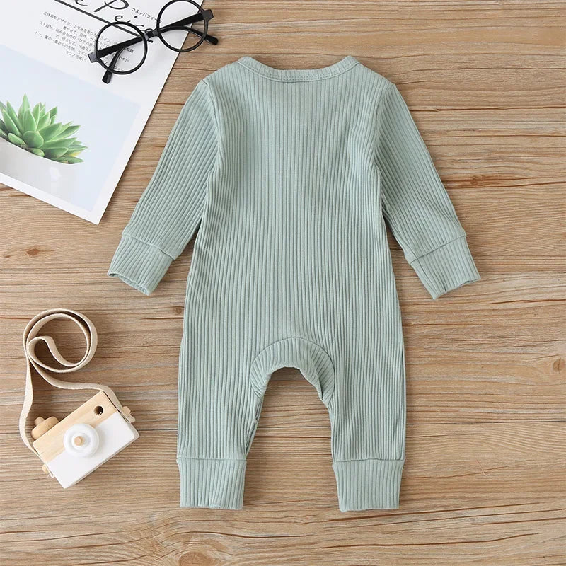 Autumn Newborn Infant Baby Boys Girls Romper Playsuit Overalls Cotton Long Sleeve Baby Jumpsuit Newborn Clothes/Talahi Collections